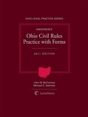 cover image of Anderson's Ohio Civil Rules Practice with Forms